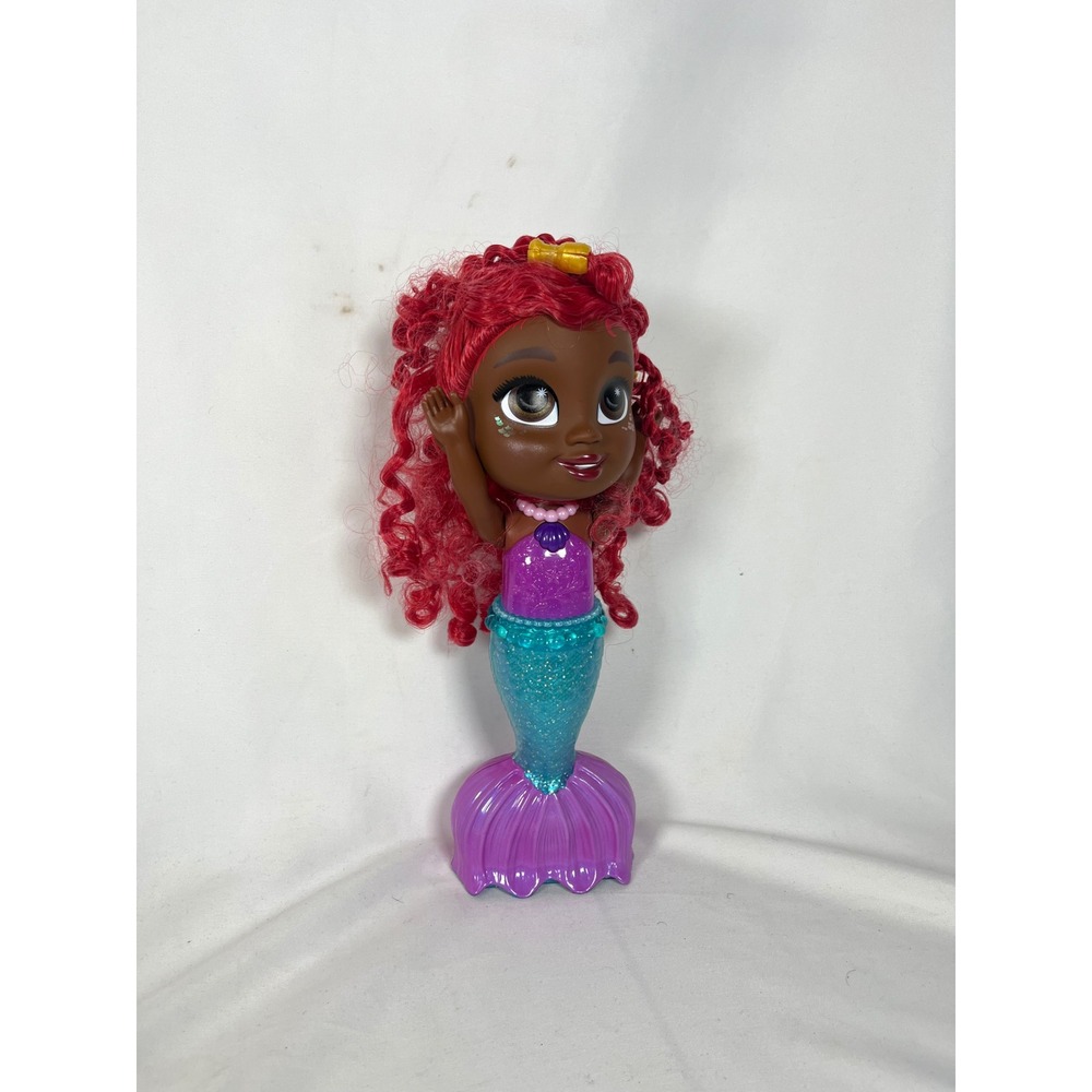 Disney Junior Ariel Singing Mermaid Doll Red Hair Purple Tail 1364ELT01